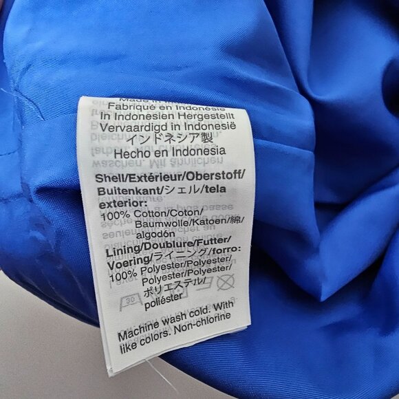 J Crew 2 Pencil Skirt Basketweave Blue Floral Tropical Cotton Office Career - Picture 9 of 10